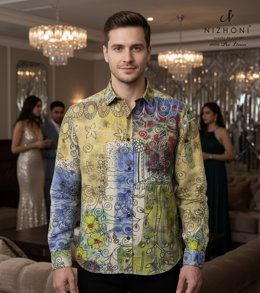 <p>MULTI COLOUR DESIGN FULL SLEEVE SLIM FIT 352</p>